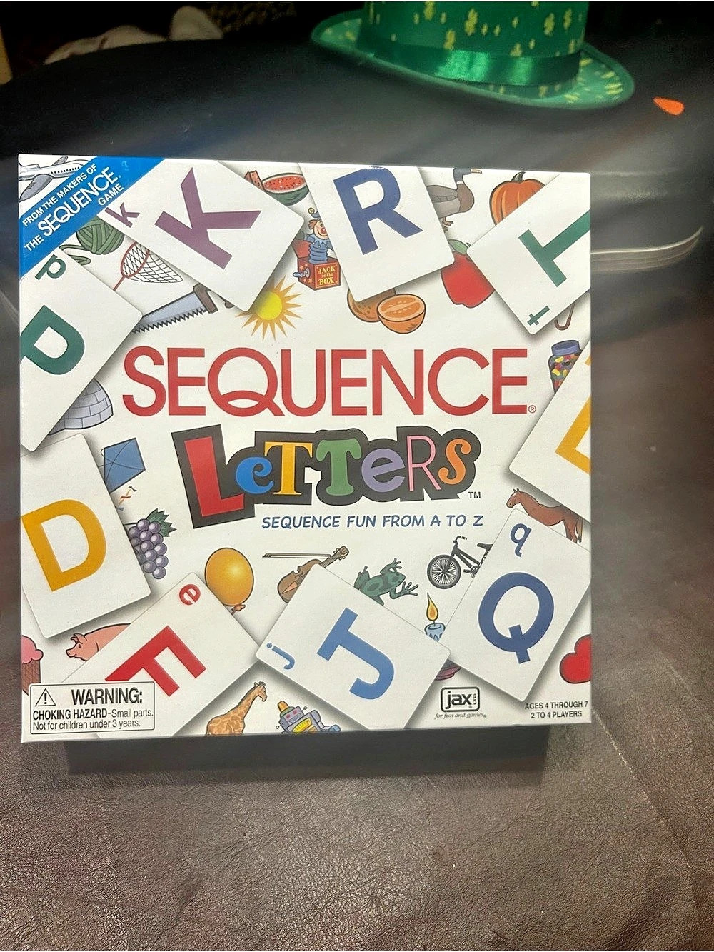 Jax Sequence Letters Board Game